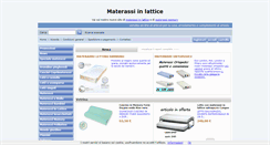 Desktop Screenshot of materassi-inlattice.com